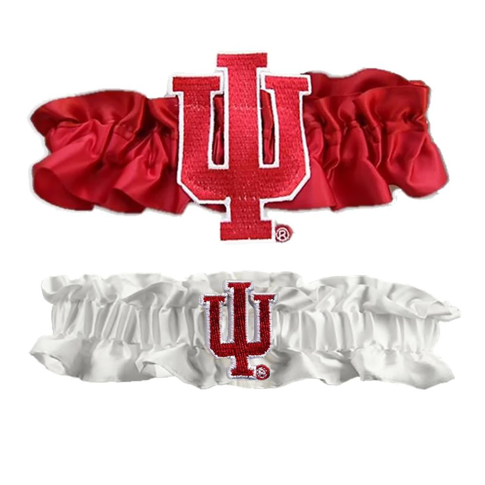 Indiana Hoosiers NCAA Garter Set One to Keep One to Throw (Red-White)