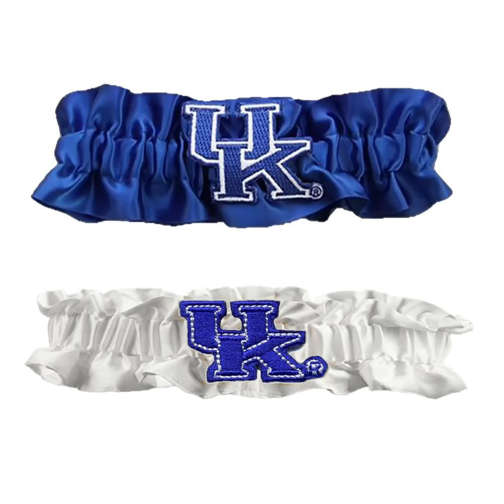 Kentucky Wildcats NCAA Garter Set One to Keep One to Throw (Royal Blue-White)