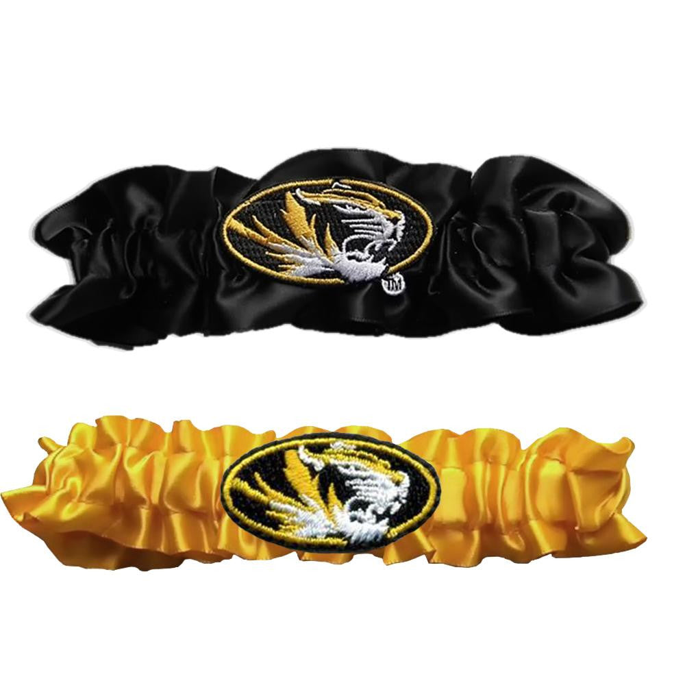 Missouri Tigers NCAA Garter Set One to Keep One to Throw (Black-Yellow)