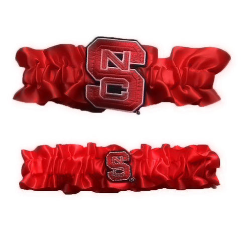 North Carolina State Wolfpack NCAA Garter Set One to Keep One to Throw (Red-Red)