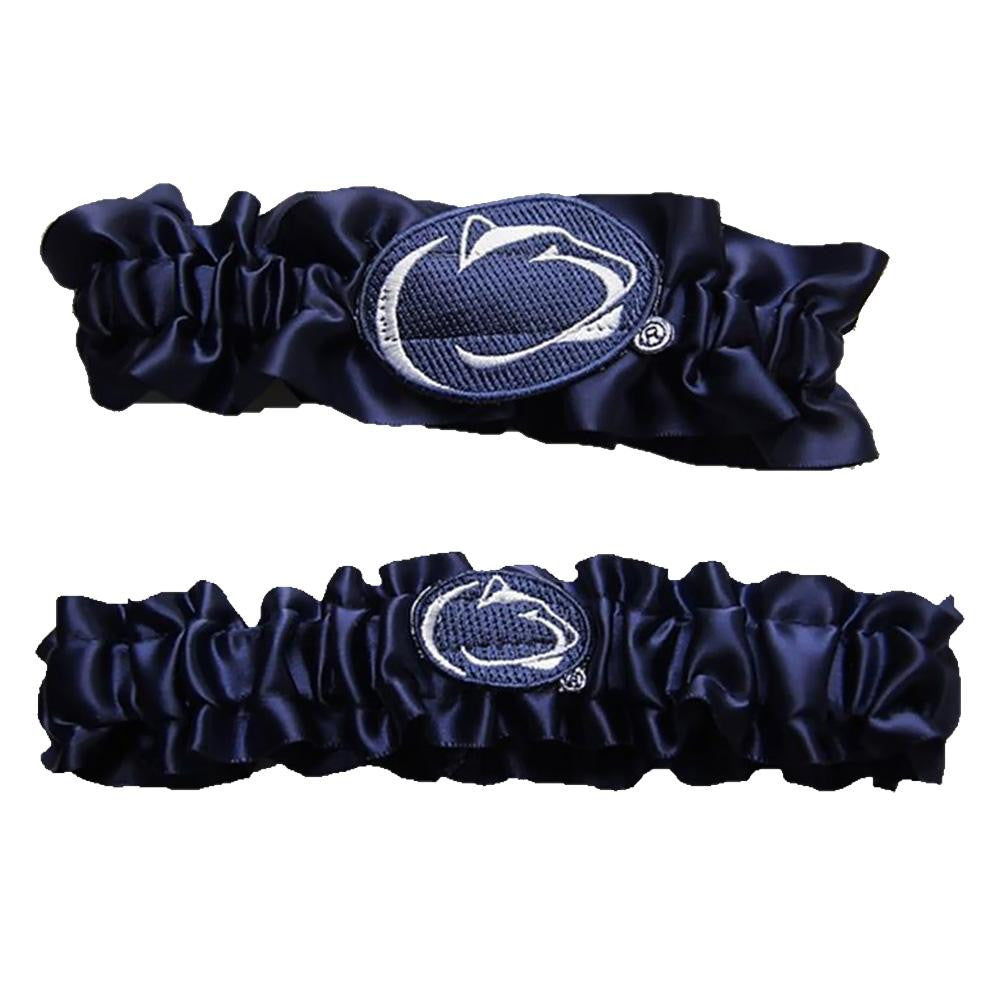 Penn State Nittany Lions NCAA Garter Set One to Keep One to Throw (Navy Blue-Navy Blue)