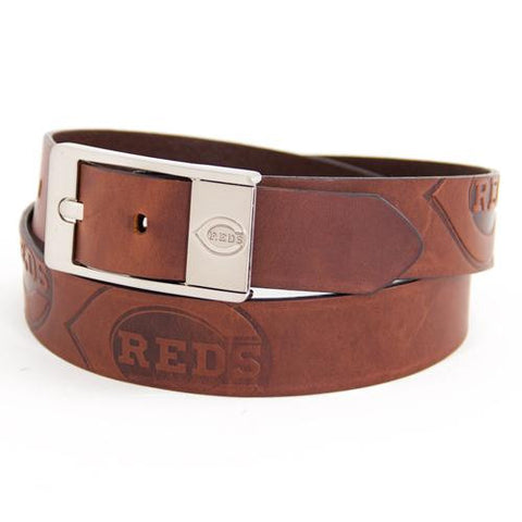 Cincinnati Reds MLB Brandish Leather Belt Size 38