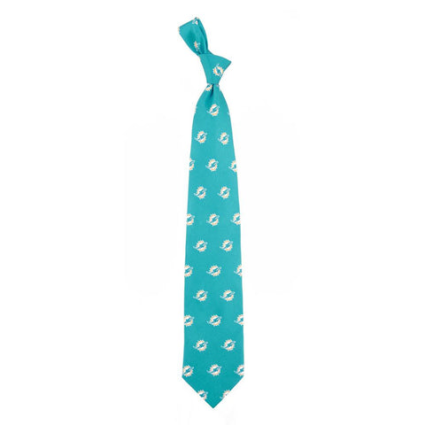 Miami Dolphins NFL Prep Mens Silk Tie