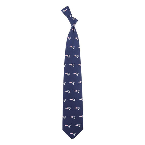 New England Patriots NFL Prep Mens Silk Tie