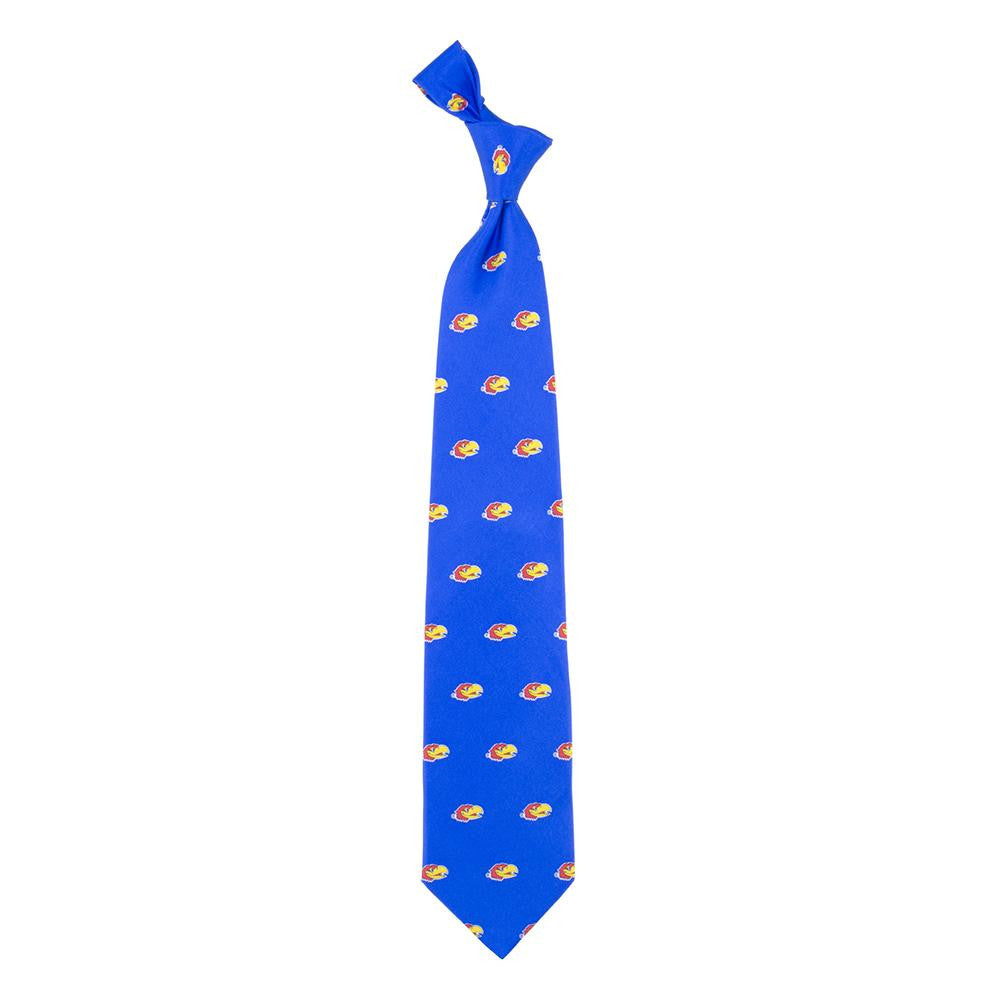 Kansas Jayhawks NCAA Prep Mens Silk Tie