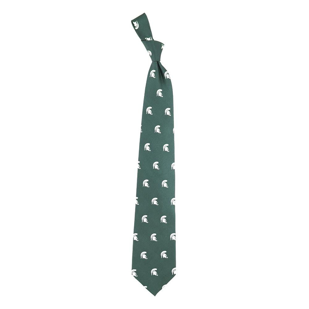 Michigan State Spartans NCAA Prep Mens Silk Tie