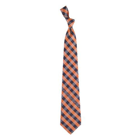 Chicago Bears NFL Check Poly Necktie