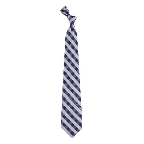 Indianapolis Colts NFL Check Poly Necktie