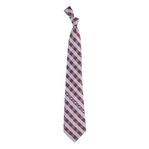 Mississippi State Bulldogs NCAA Check Poly Necktie