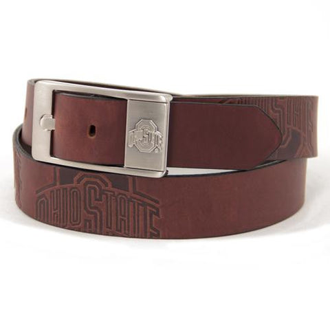 Ohio State Buckeyes NCAA Men's Embossed Leather Belt (Size 38)