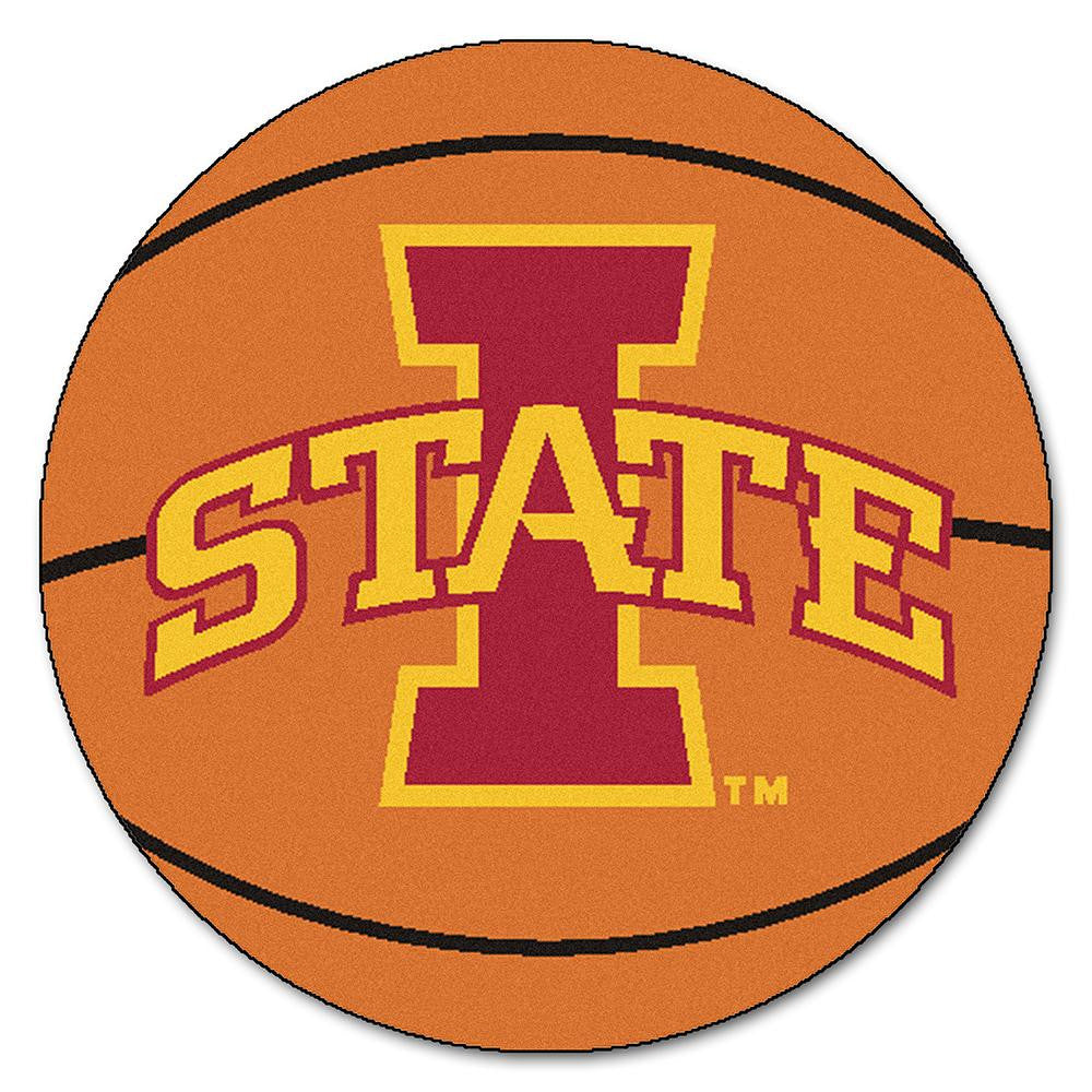 Iowa State Cyclones NCAA Basketball Round Floor Mat (29)