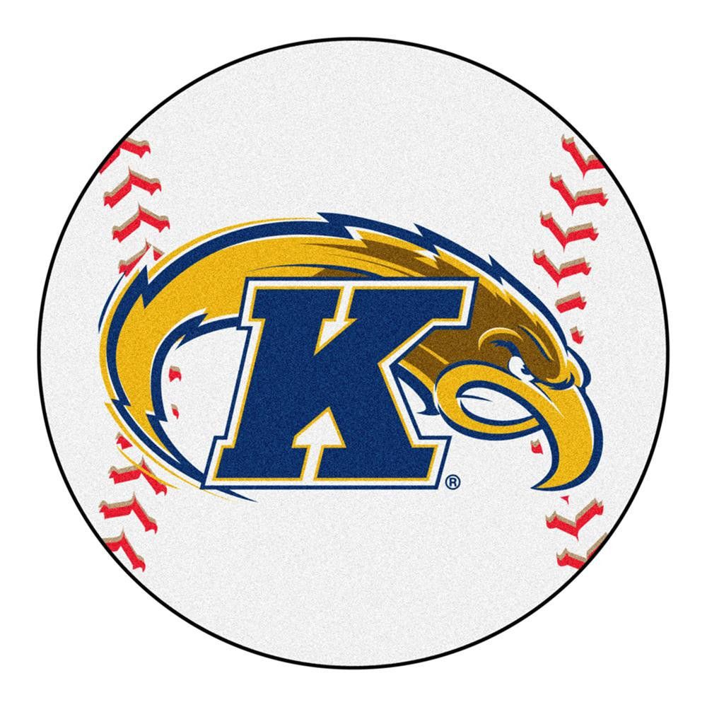 Kent Golden Flashes NCAA Baseball Round Floor Mat (29)