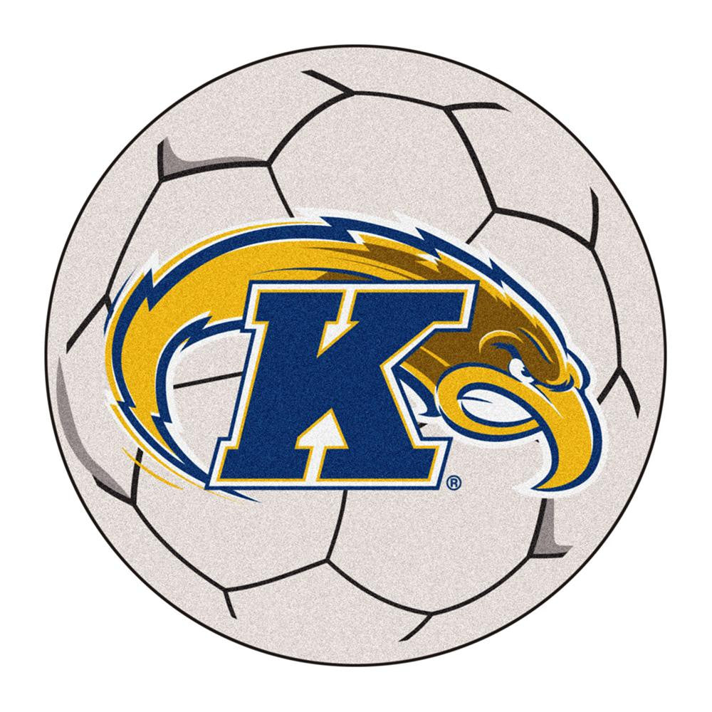 Kent Golden Flashes NCAA Soccer Ball Round Floor Mat (29)