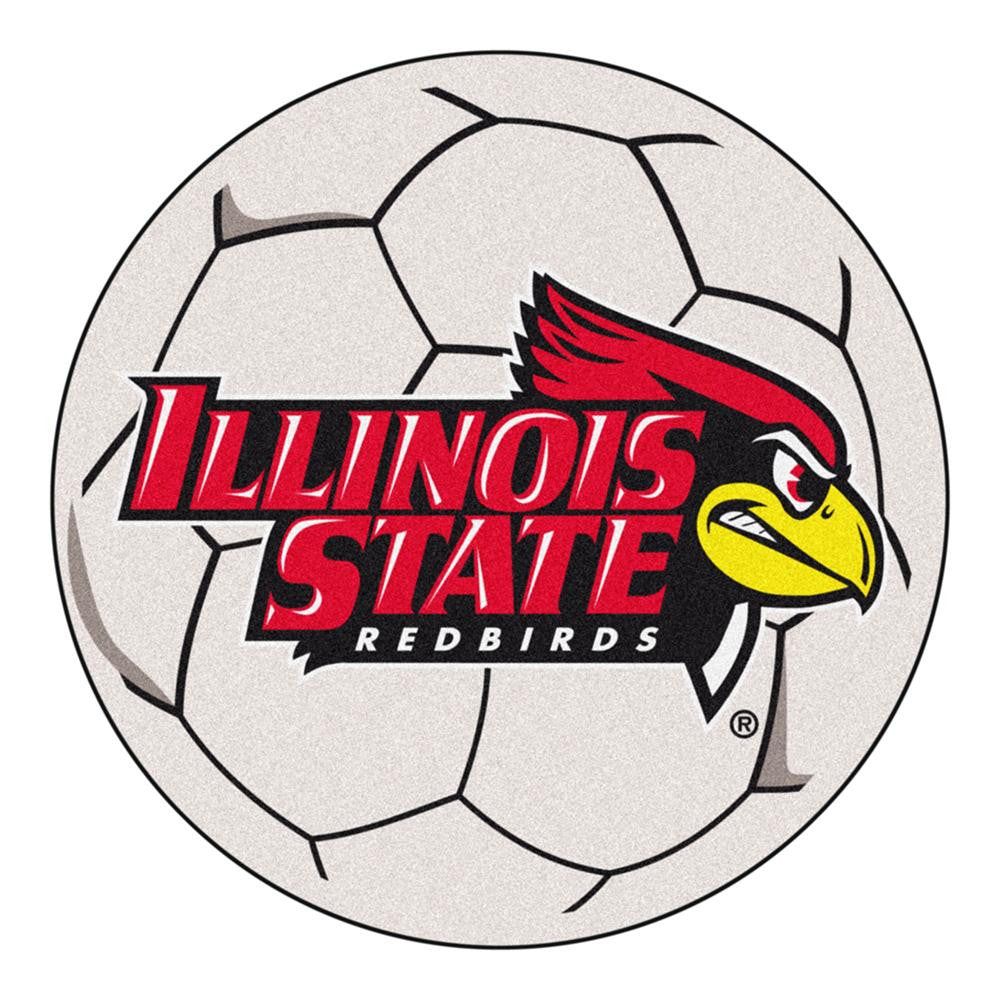Illinois State Redbirds NCAA Soccer Ball Round Floor Mat (29)