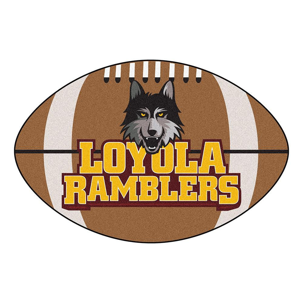 Loyola Illinois Ramblers NCAA Football Floor Mat (22x35)