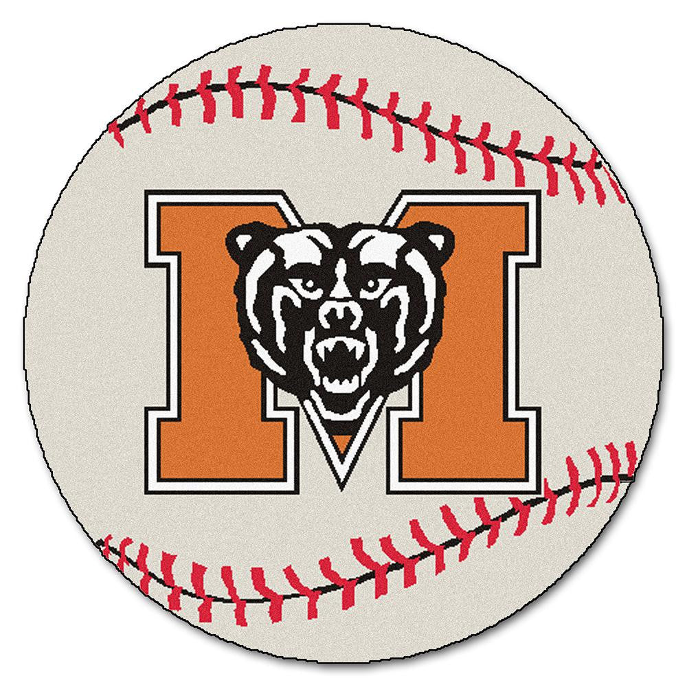 Mercer Bears NCAA Baseball Round Floor Mat (29)