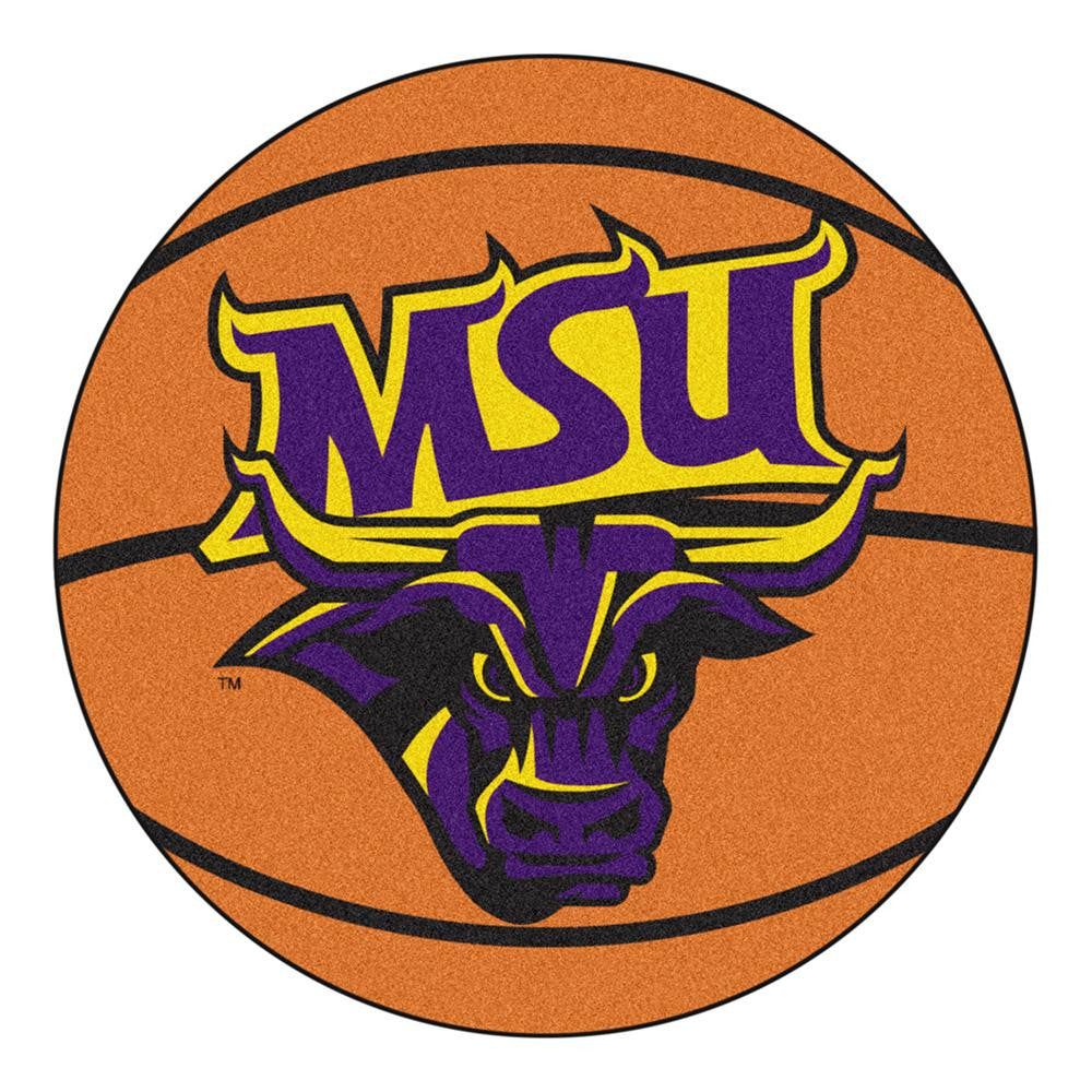 Minnesota State Mankato Mavericks NCAA Basketball Round Floor Mat (29)