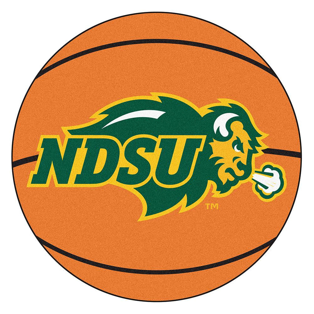 North Dakota State Bison NCAA Basketball Round Floor Mat (29)