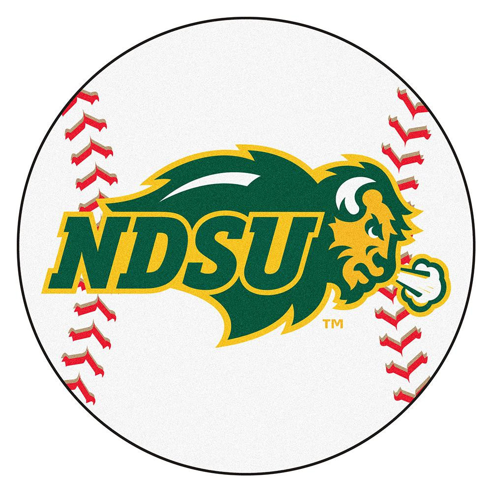 North Dakota State Bison NCAA Baseball Round Floor Mat (29)