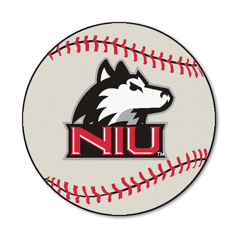 Northern Illinois Huskies NCAA Baseball Round Floor Mat (29)