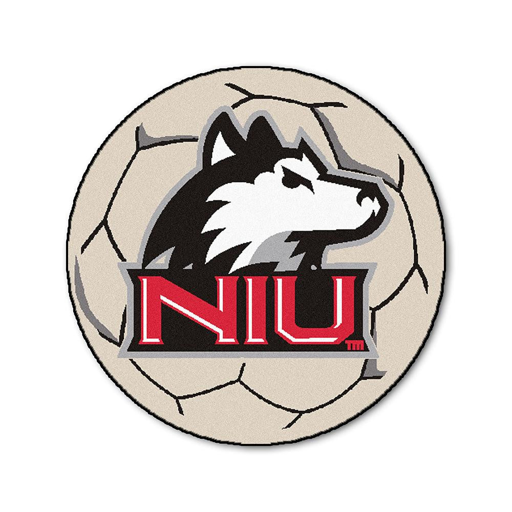 Northern Illinois Huskies NCAA Soccer Ball Round Floor Mat (29)