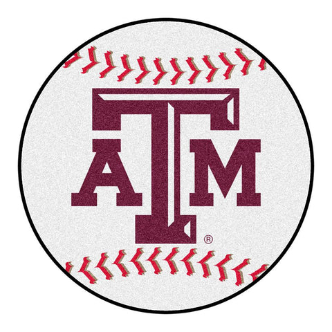 Texas A&M Aggies NCAA Baseball Round Floor Mat (29)