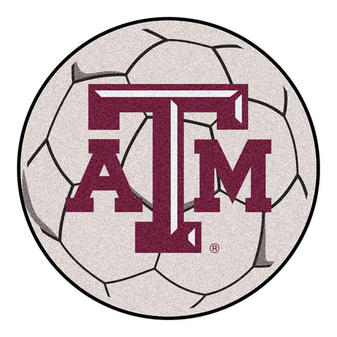 Texas A&M Aggies NCAA Soccer Ball Round Floor Mat (29)