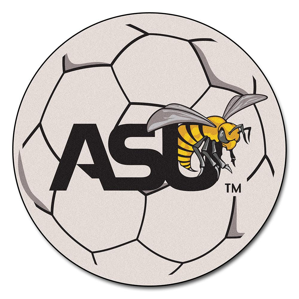 Alabama State Hornets NCAA Soccer Ball Round Floor Mat (29)