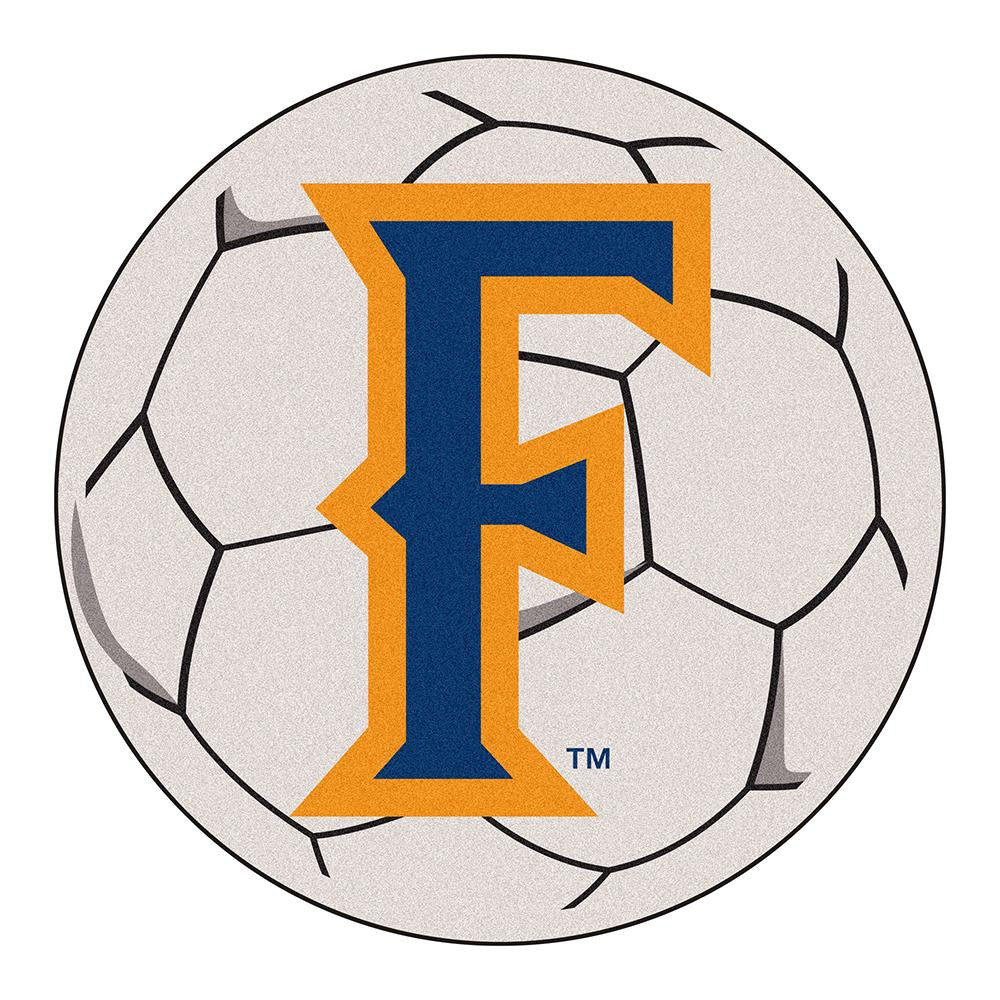 CS Fullerton Titans NCAA Soccer Ball Round Floor Mat (29)