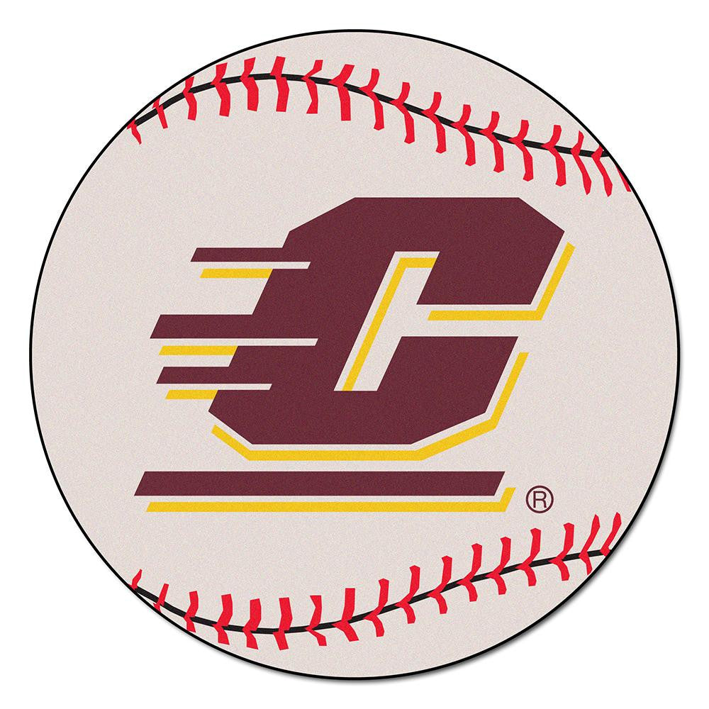 Central Michigan Chippewas NCAA Baseball Round Floor Mat (29)