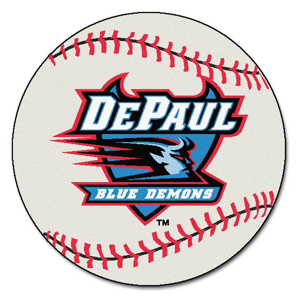 DePaul Blue Demons NCAA Baseball Round Floor Mat (29)