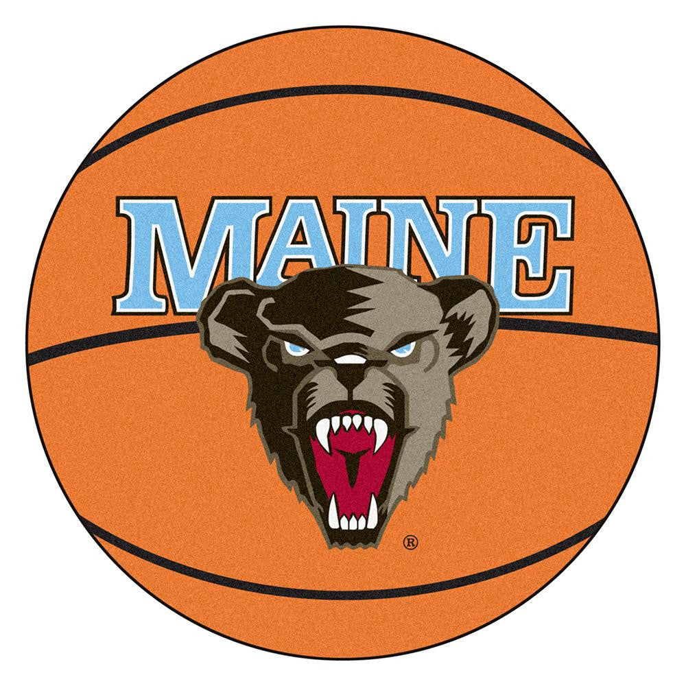 Maine Black Bears NCAA Basketball Round Floor Mat (29)
