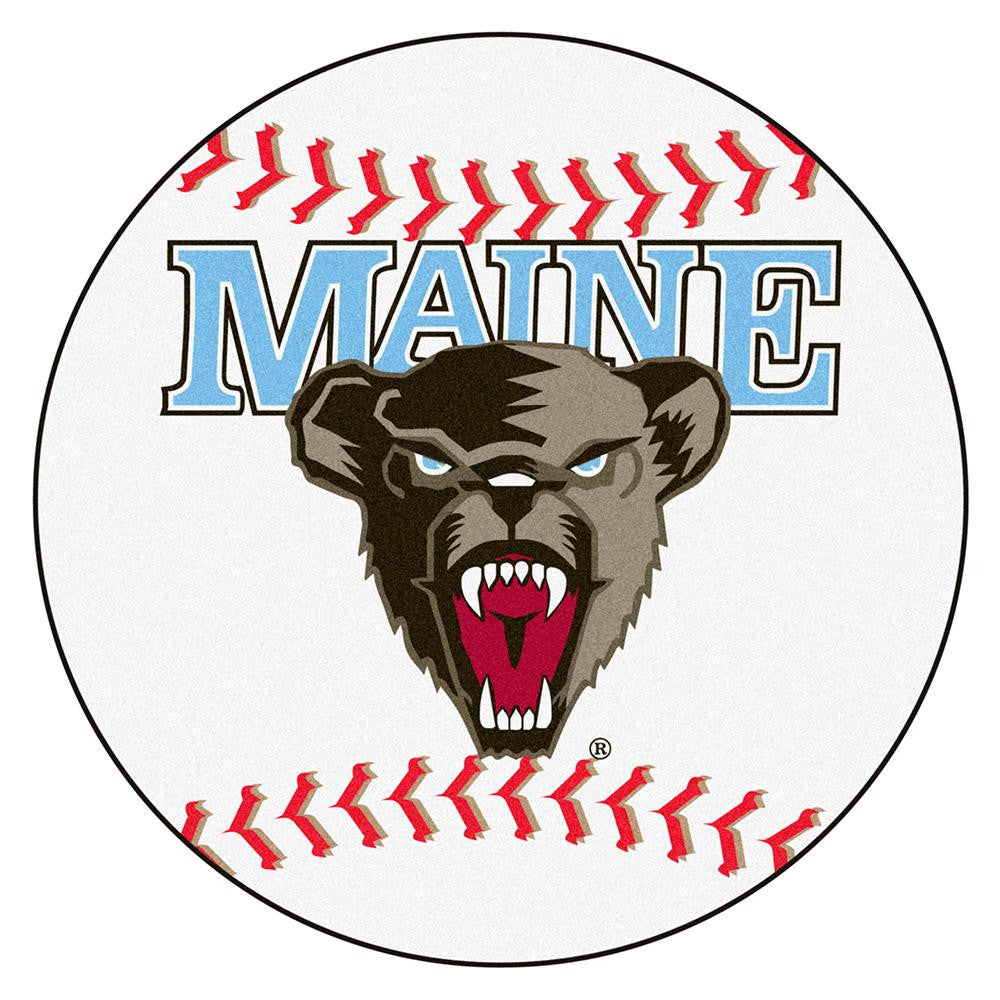 Maine Black Bears NCAA Baseball Round Floor Mat (29)