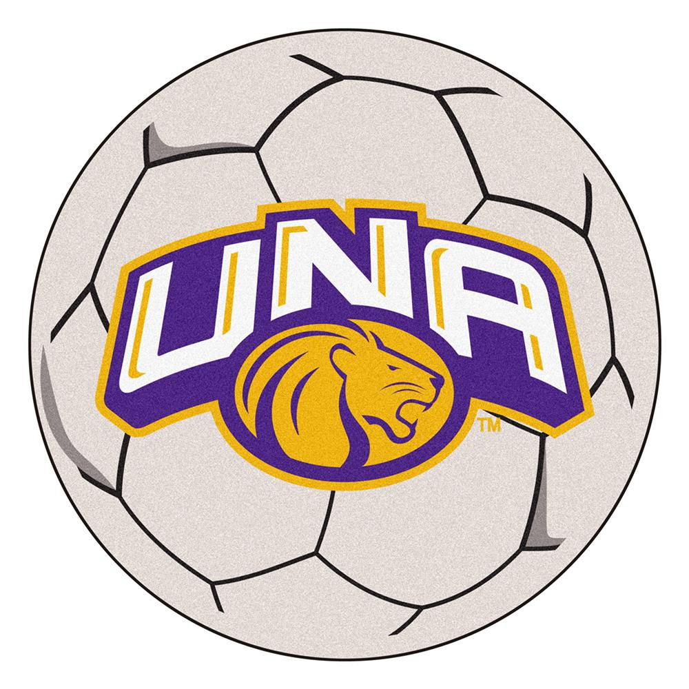 North Alabama Lions NCAA Soccer Ball Round Floor Mat (29)
