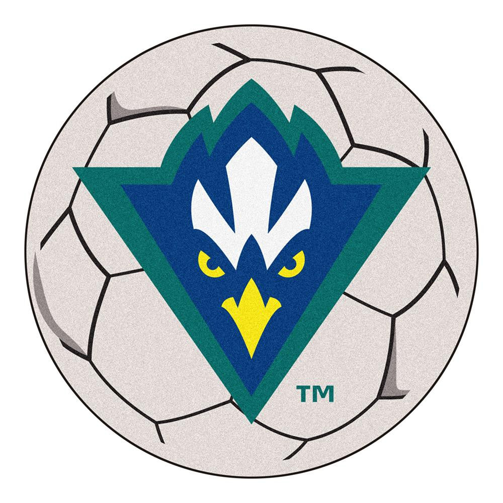 North Carolina Wilmington Seahawks NCAA Soccer Ball Round Floor Mat (29)