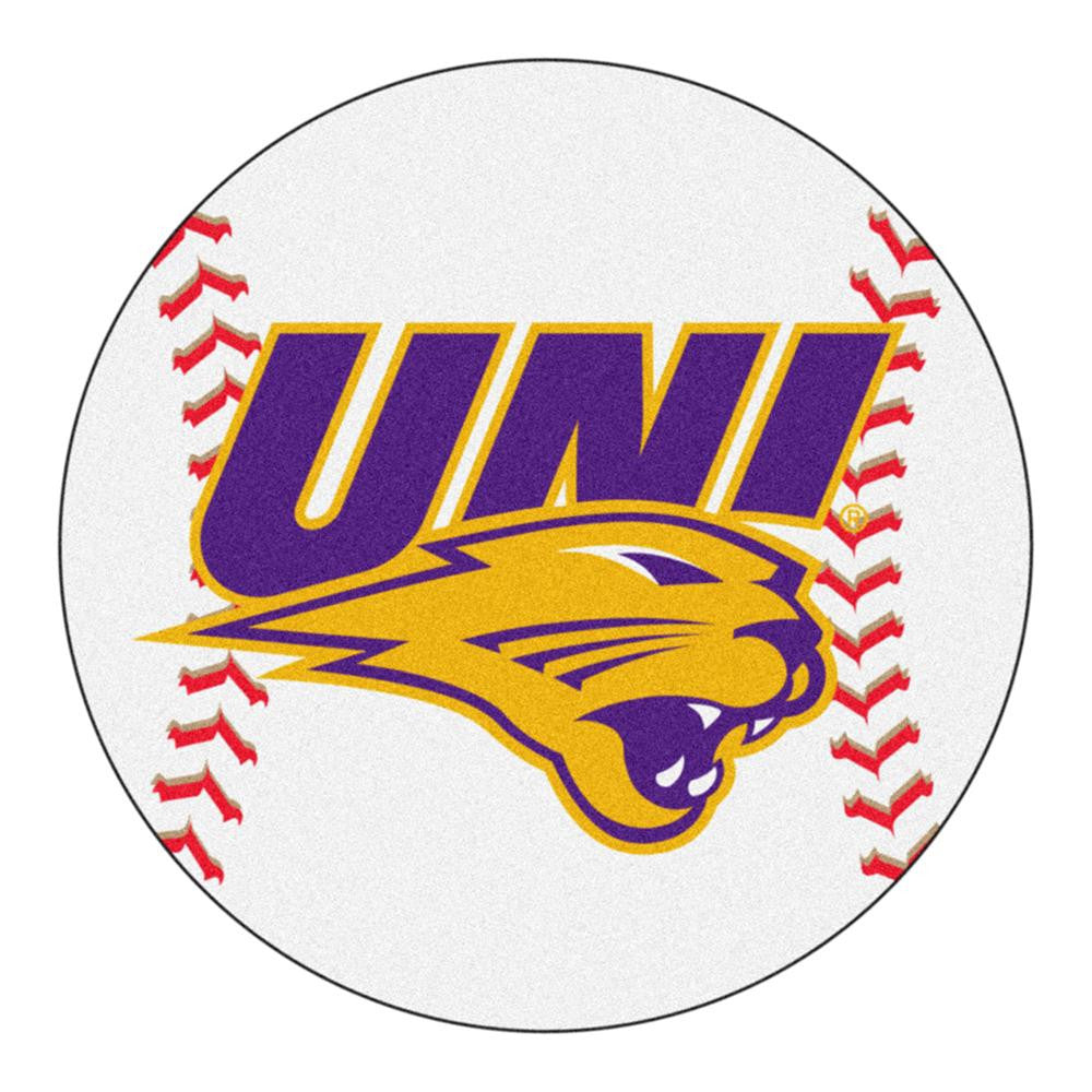 Northern Iowa Panthers NCAA Baseball Round Floor Mat (29)