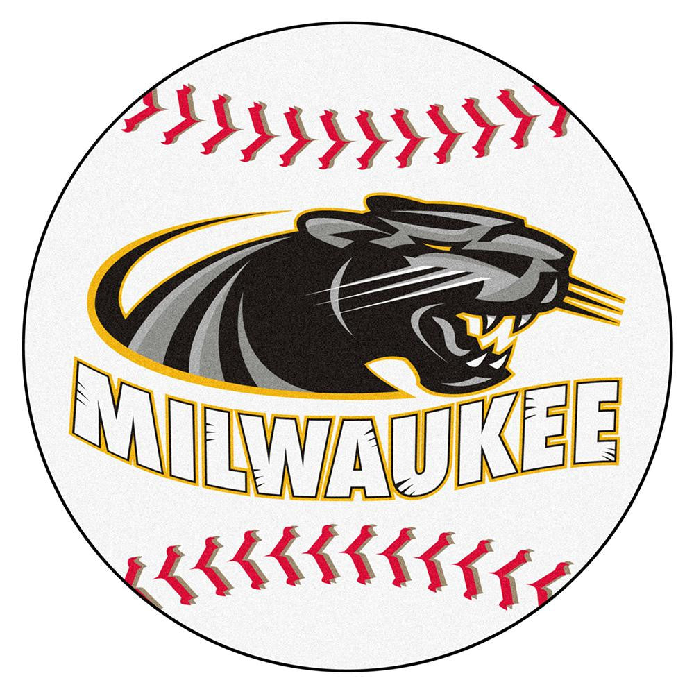 Wisconsin Milwaukee Panthers NCAA Baseball Round Floor Mat (29)