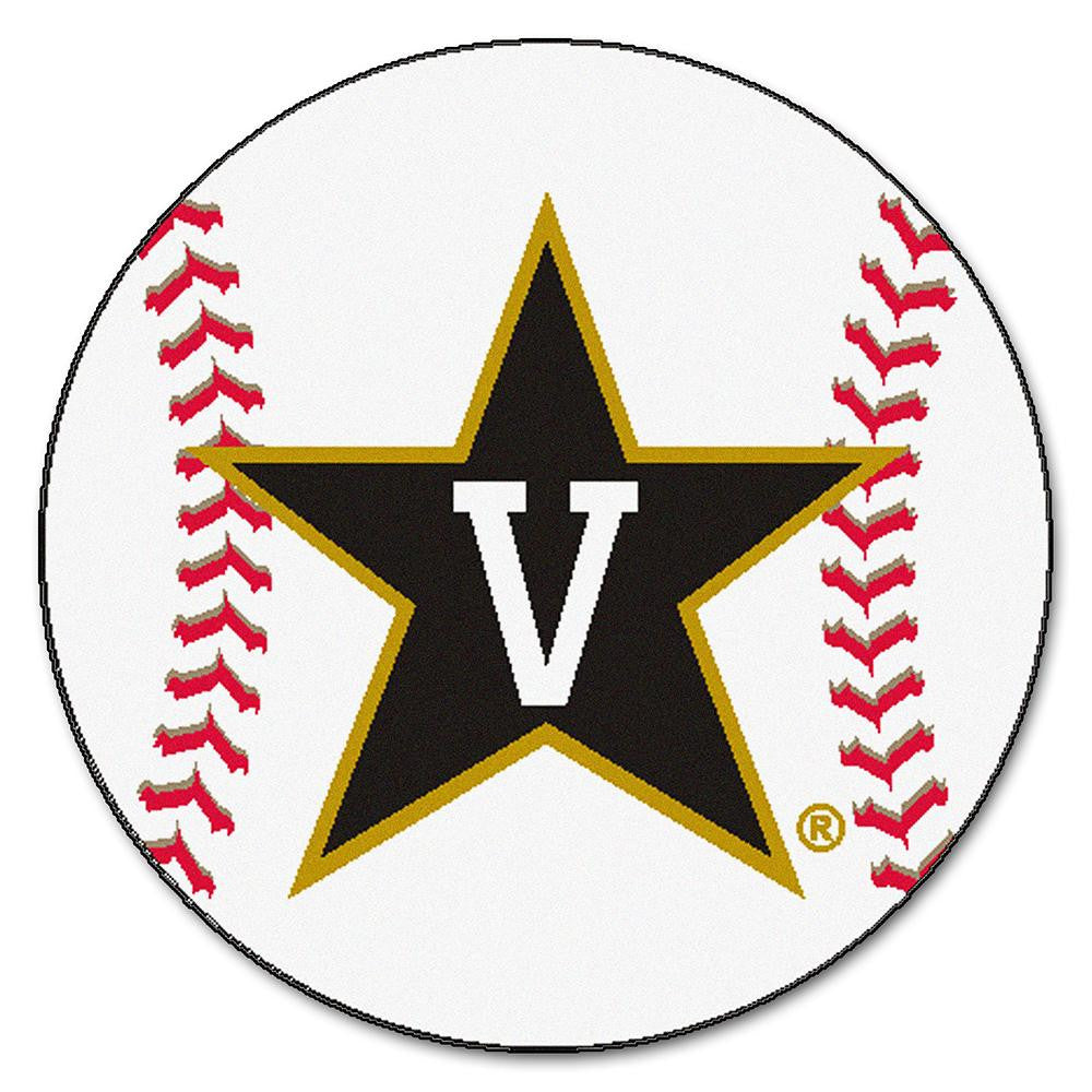 Vanderbilt Commodores NCAA Baseball Round Floor Mat (29)