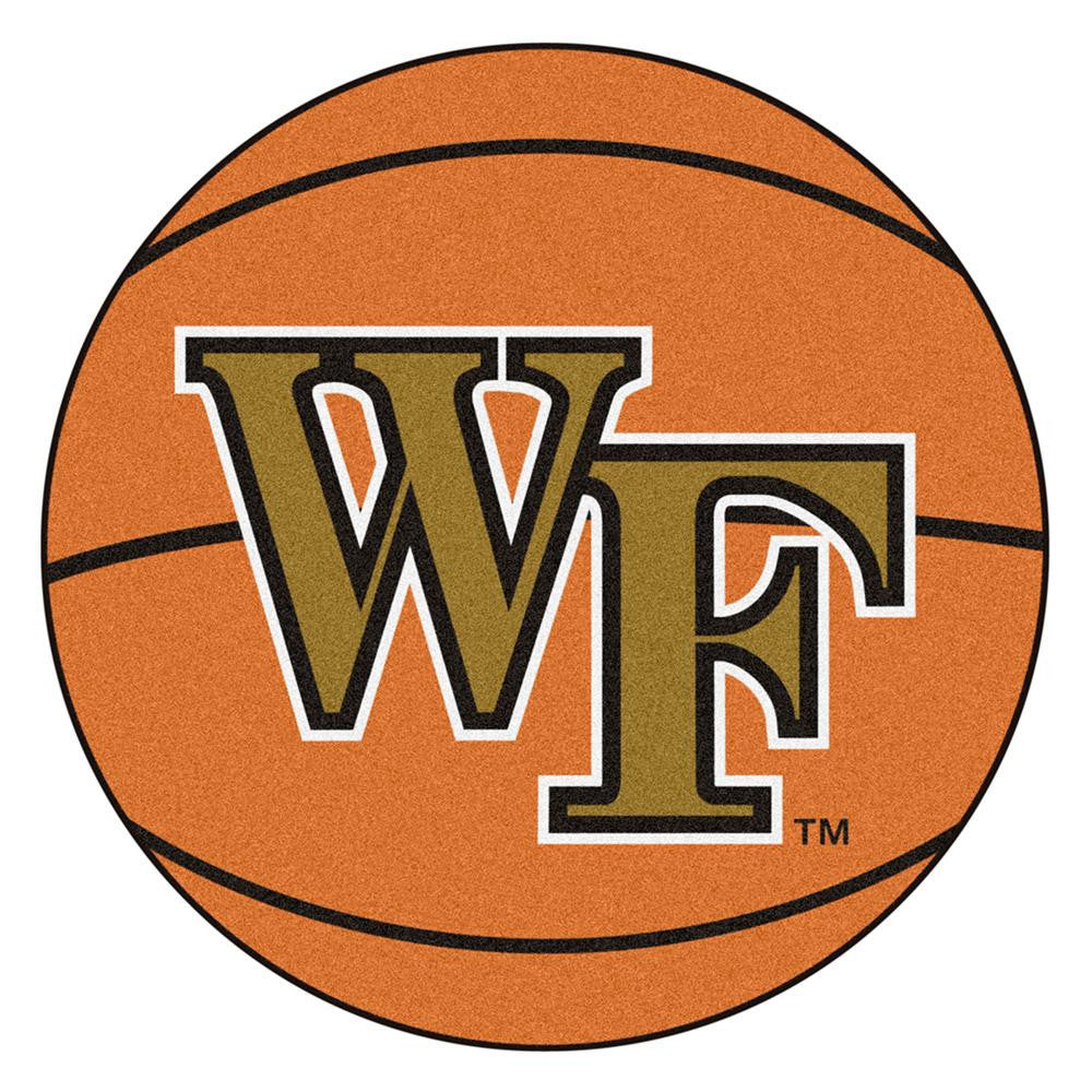Wake Forest Demon Deacons NCAA Basketball Round Floor Mat (29)