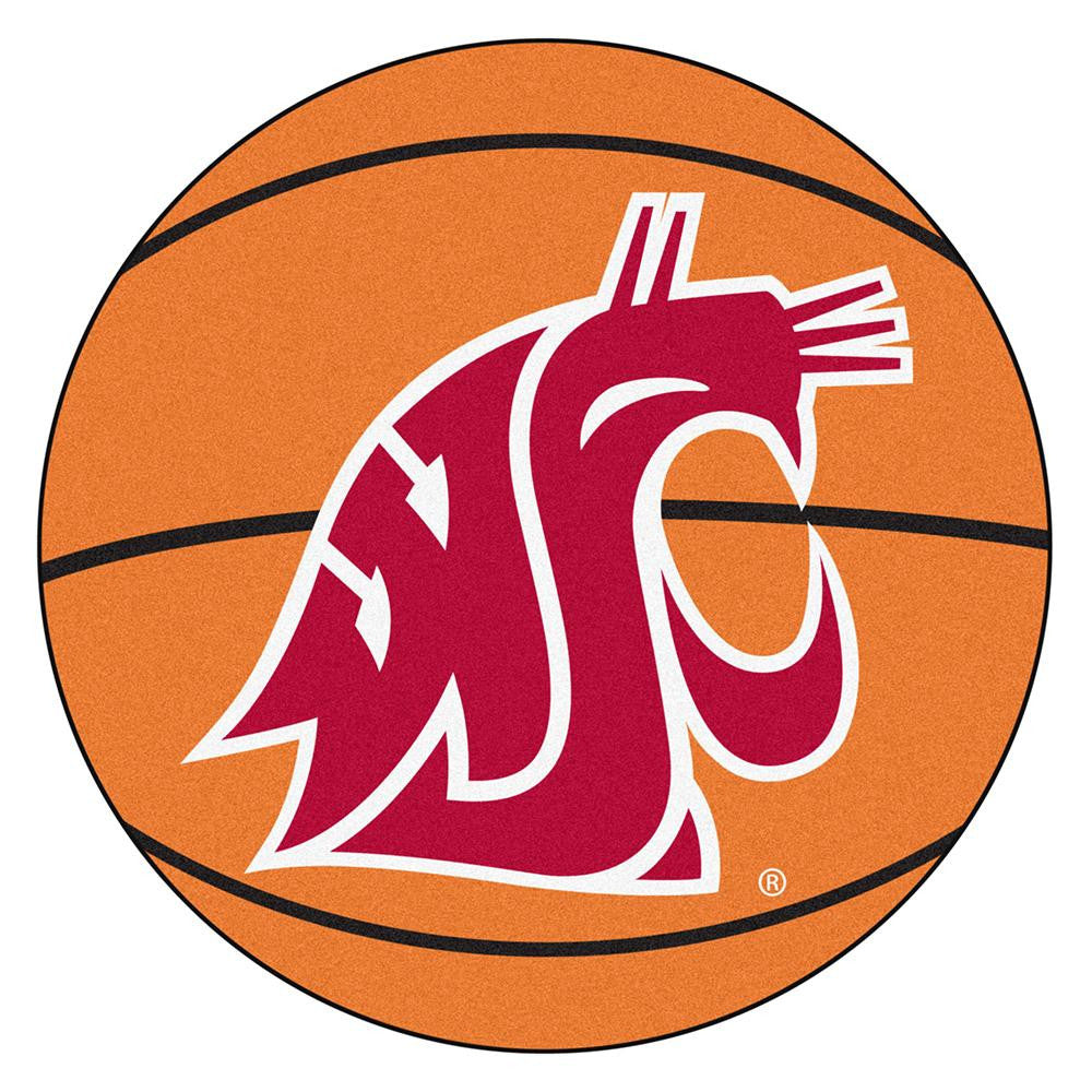 Washington State Cougars NCAA Basketball Round Floor Mat (29)