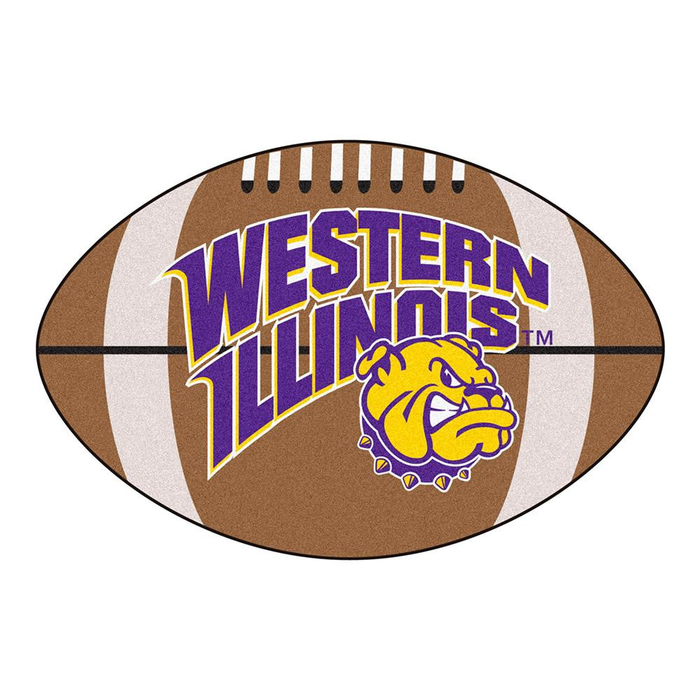 Western Illinois Leathernecks NCAA Football Floor Mat (22x35)