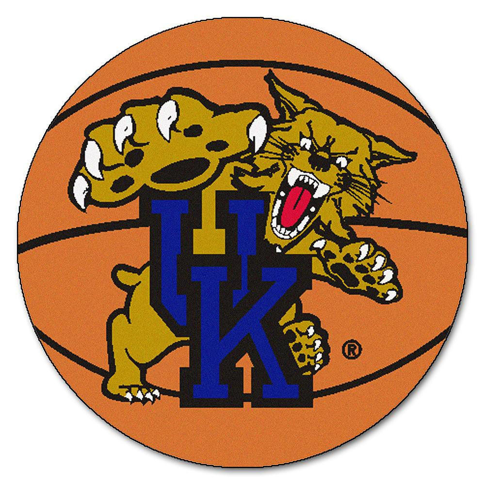 Kentucky Wildcats NCAA Basketball Round Floor Mat (29) Wildcat Logo