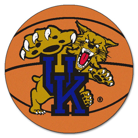 Kentucky Wildcats NCAA Basketball Round Floor Mat (29) Wildcat Logo