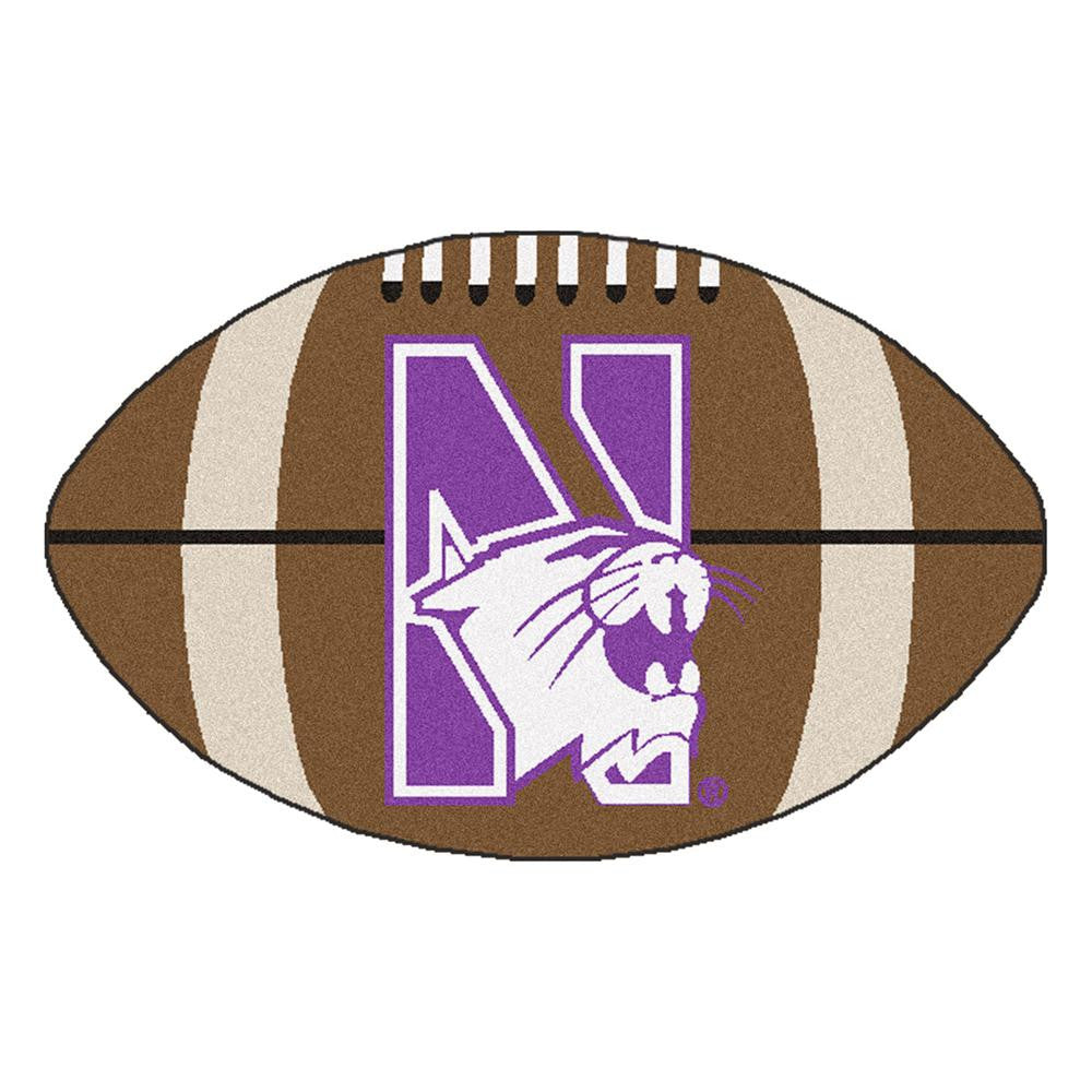 Northwestern Wildcats NCAA Football Floor Mat (22x35)