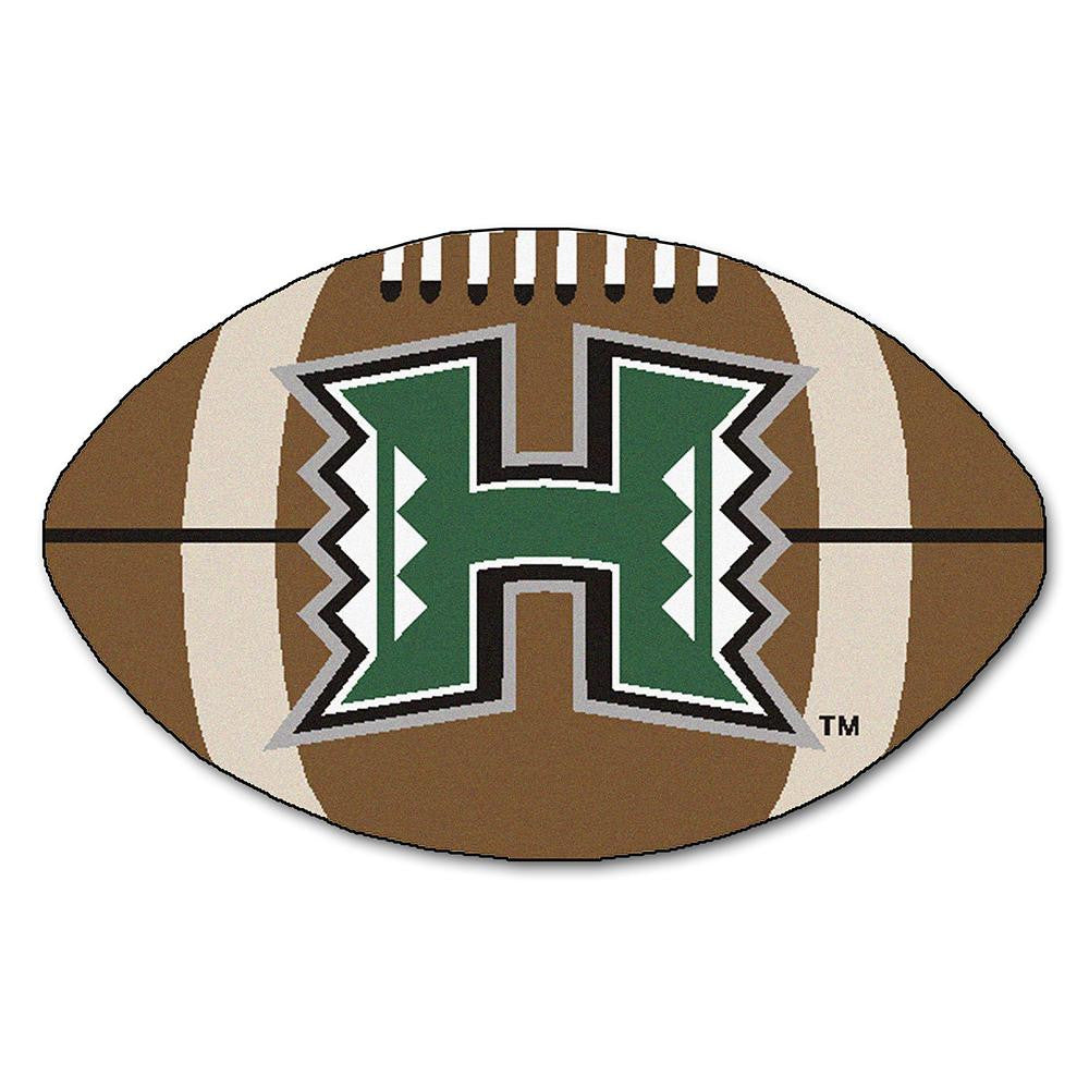 Hawaii Rainbow Warriors NCAA Football Floor Mat (22x35)