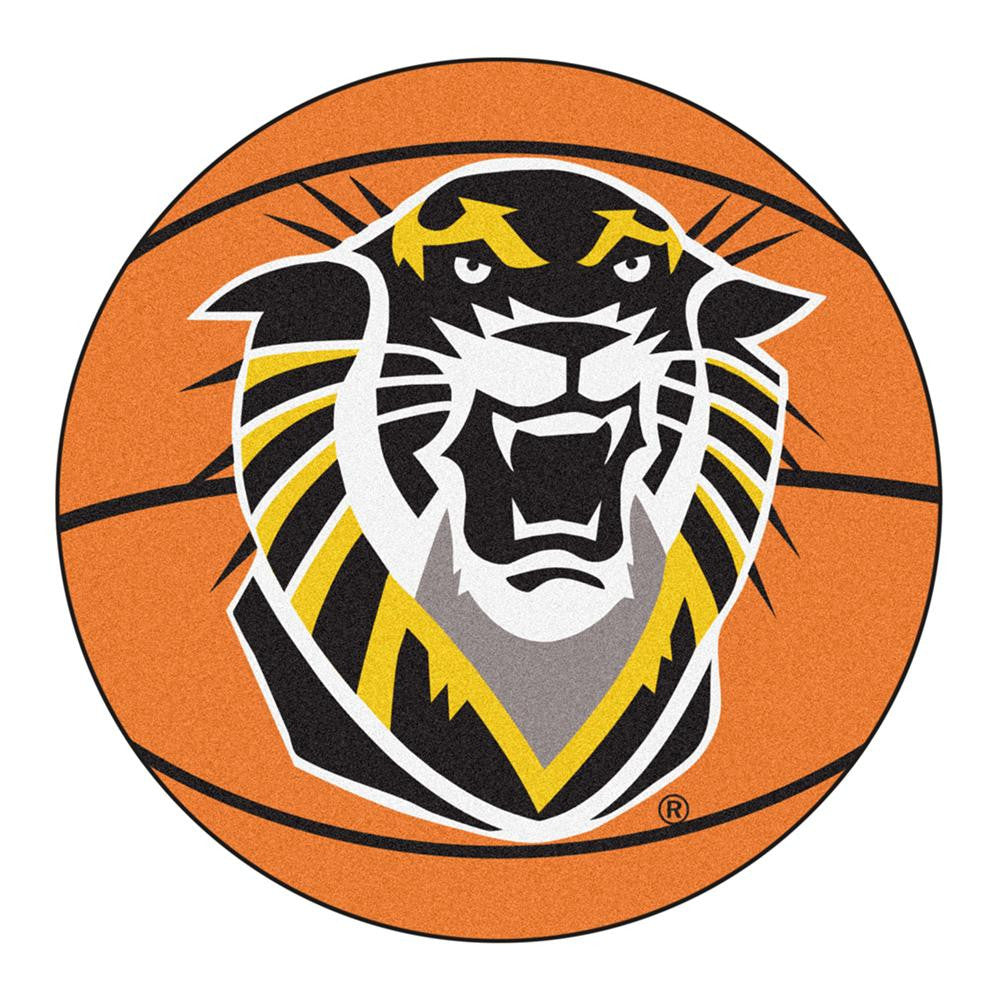 Fort Hays State Tigers NCAA Basketball Round Floor Mat (29)