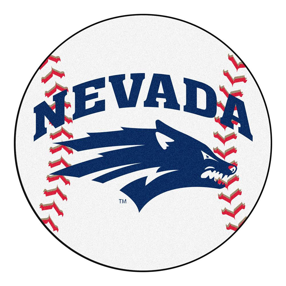 Nevada Reno Wolf Pack NCAA Baseball Round Floor Mat (29)