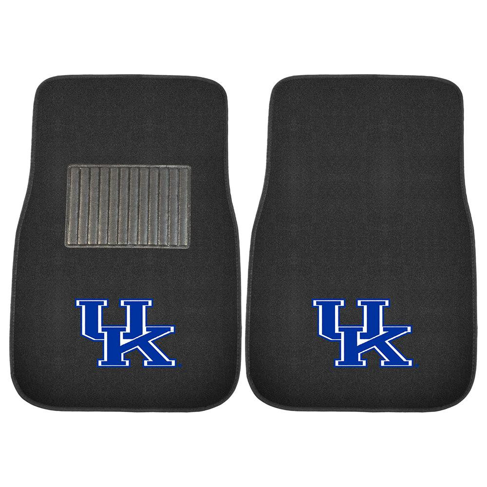 Kentucky Wildcats NCAA 2-pc Embroidered Car Mat Set