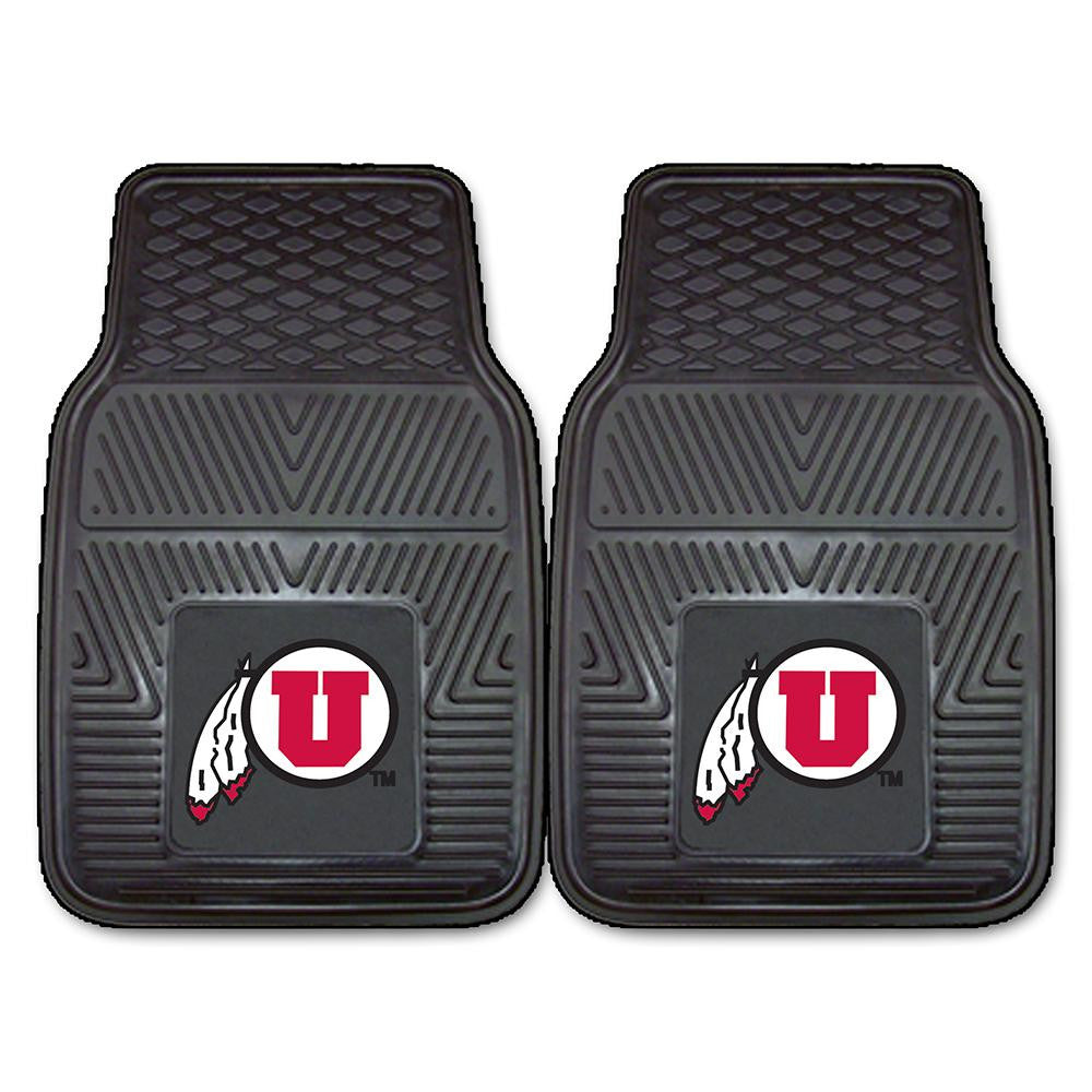 Utah Utes NCAA Heavy Duty 2-Piece Vinyl Car Mats (18x27)
