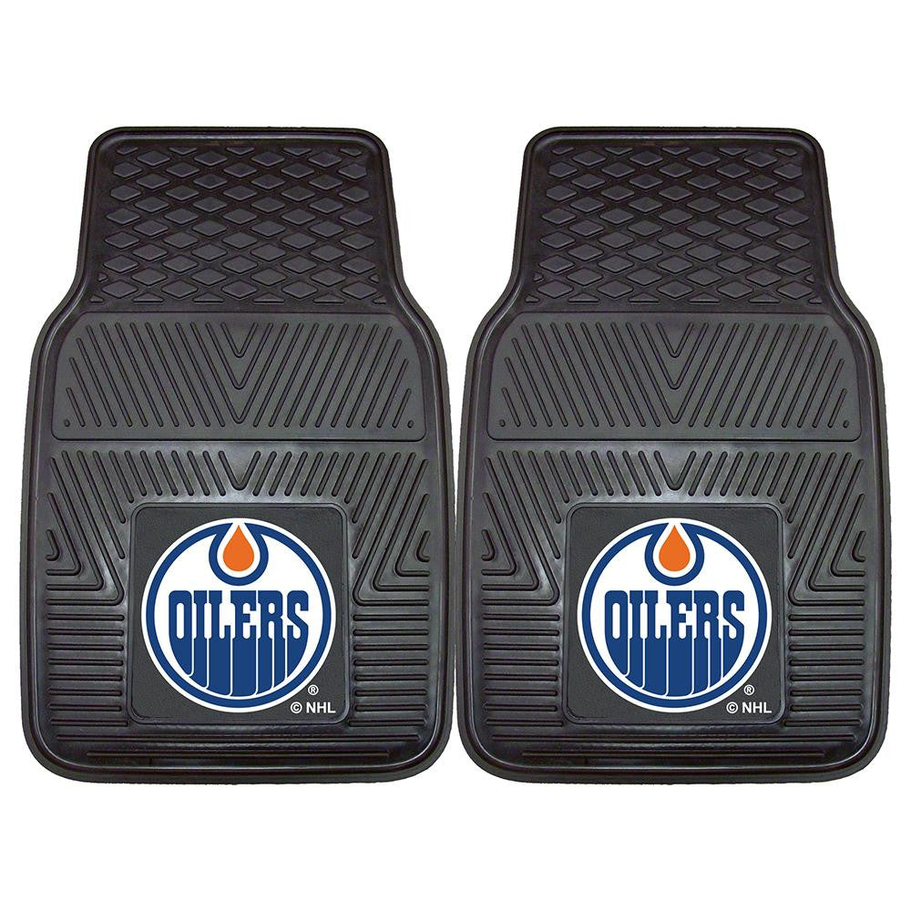 Edmonton Oilers NHL Heavy Duty 2-Piece Vinyl Car Mats (18x27)